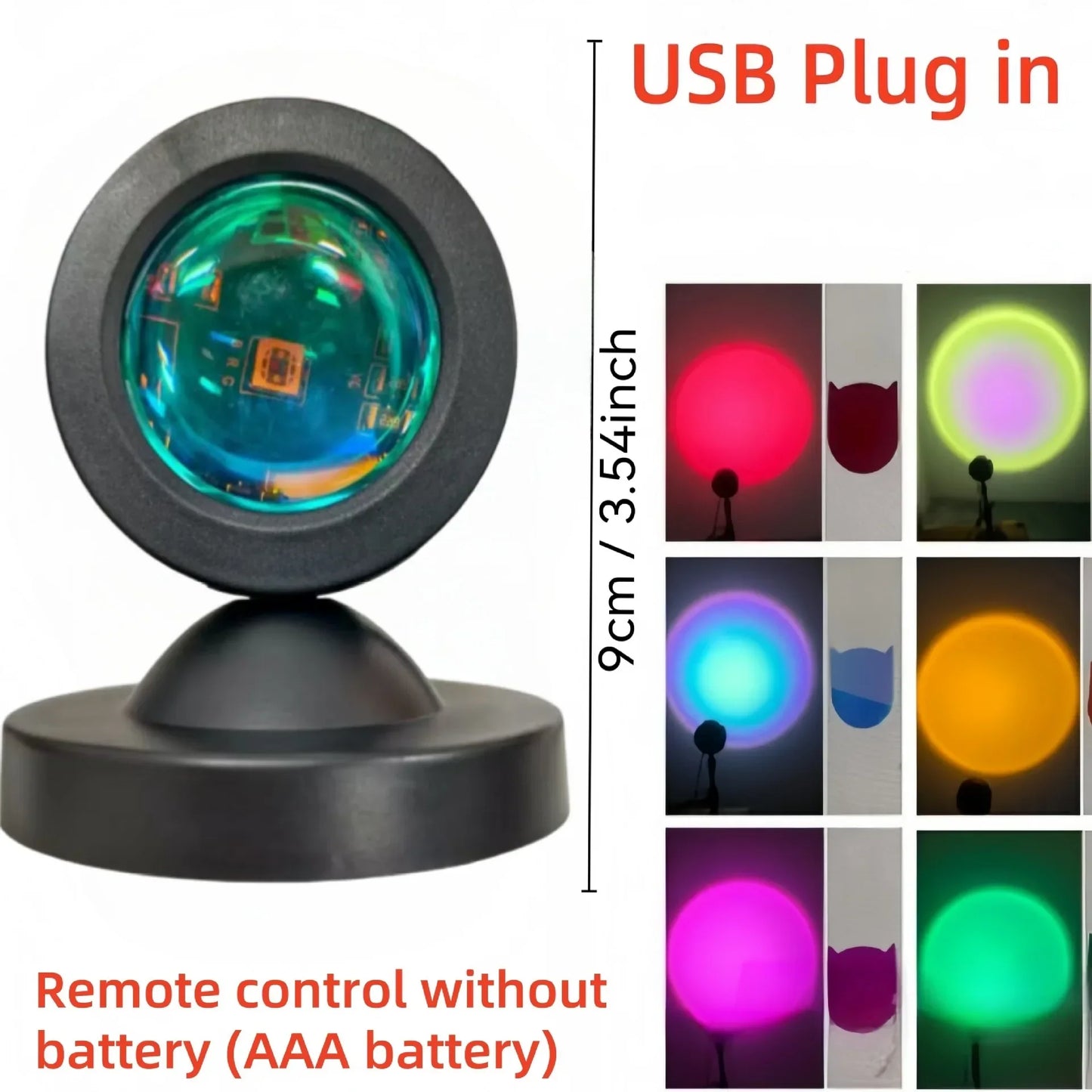 SunGlow™ Aesthetic Sunset Projection Lamp