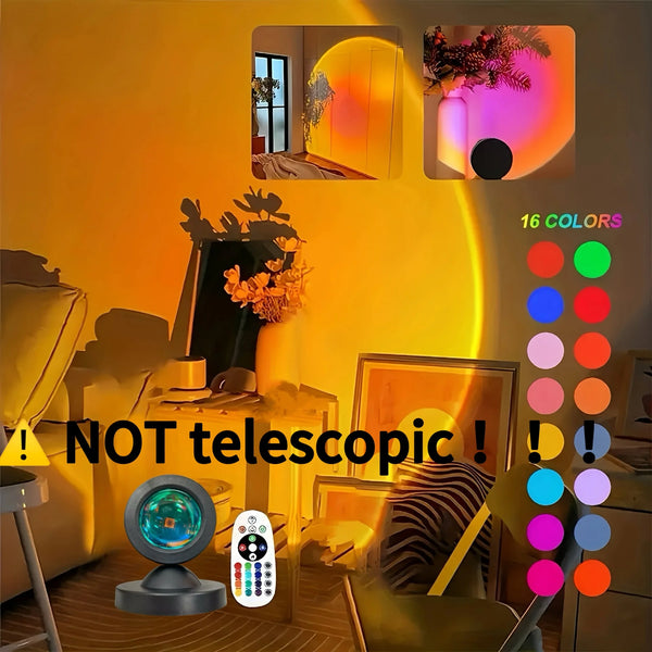 SunGlow™ Aesthetic Sunset Projection Lamp