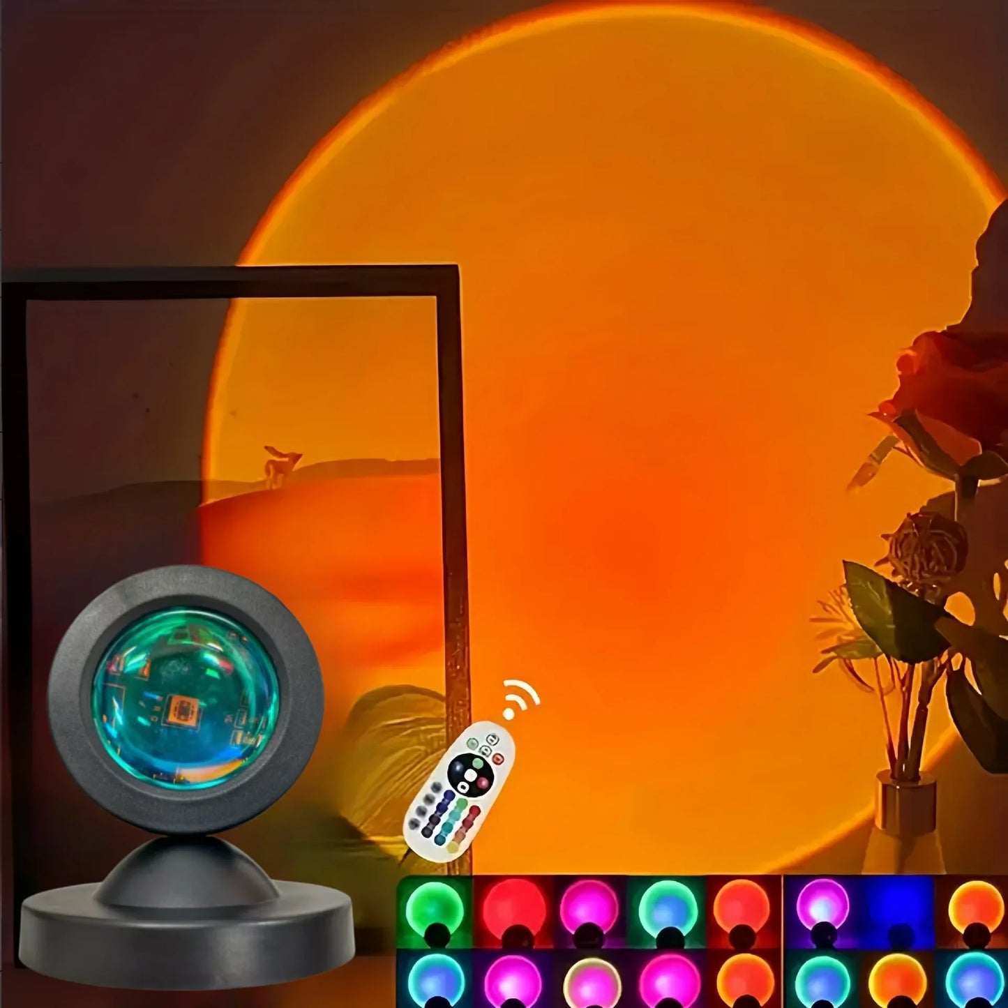 SunGlow™ Aesthetic Sunset Projection Lamp